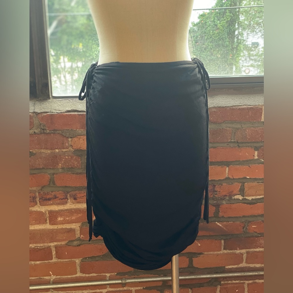 Gucci Black Ruched Skirt or Tube Dress